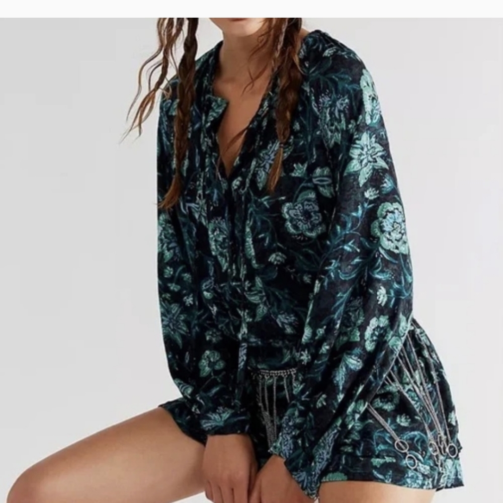 Free People Dance 'Til Dawn Romper